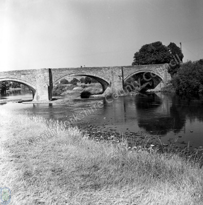 Langwathby Bridge and River Eden